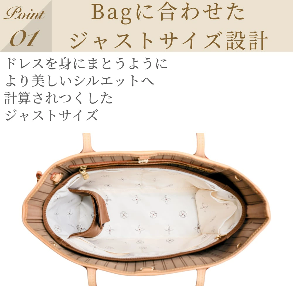 For LOUIS VUITTON(ルイ・ヴィトン)防水バッグインバッグ カンヌ・ネヴァーフルPM/MM対応