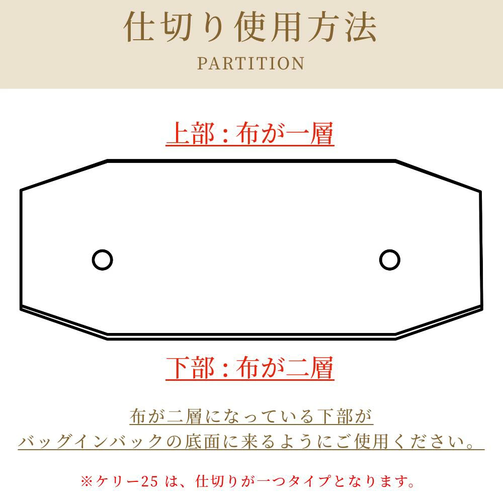 For HERMES(エルメス)防水バッグインバッグ ピコタンPM/MM対応