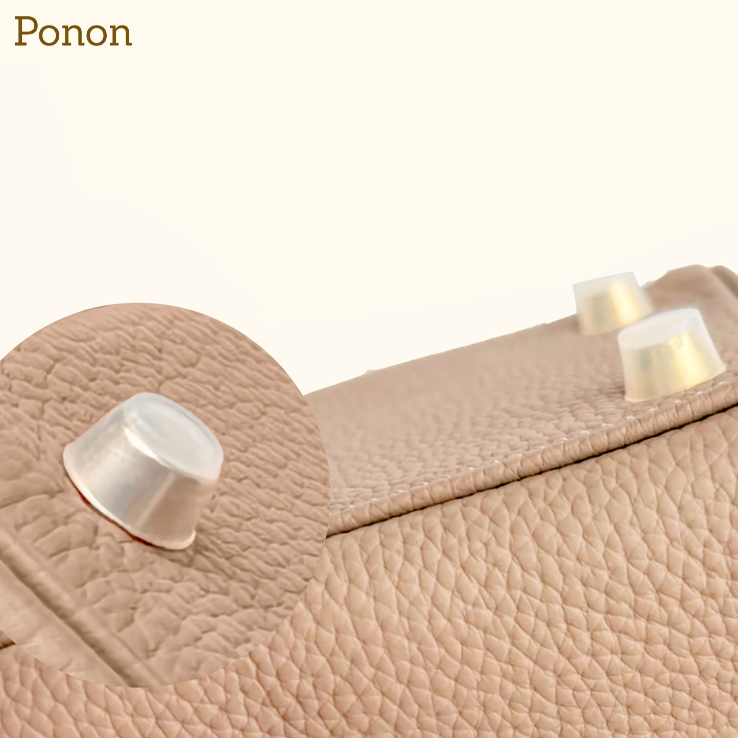 For HERMES（エルメス）KELLY/PICOTIN/BIRKIN/LINDY対応 底鋲カバー