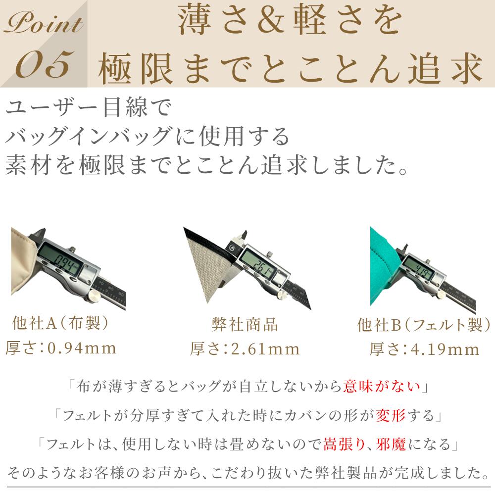 For HERMES（エルメス）防水バッグインバッグ ガーデンパーティTPM/ガーデンパーティPM対応